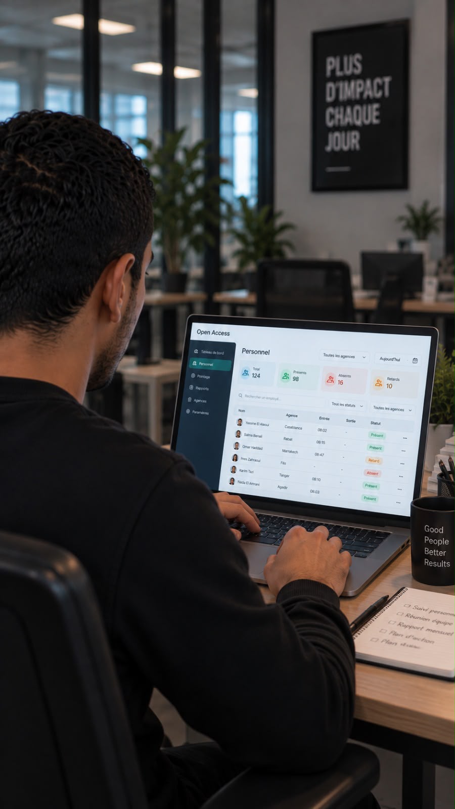 Logiciel de gestion du personnel Open Acces